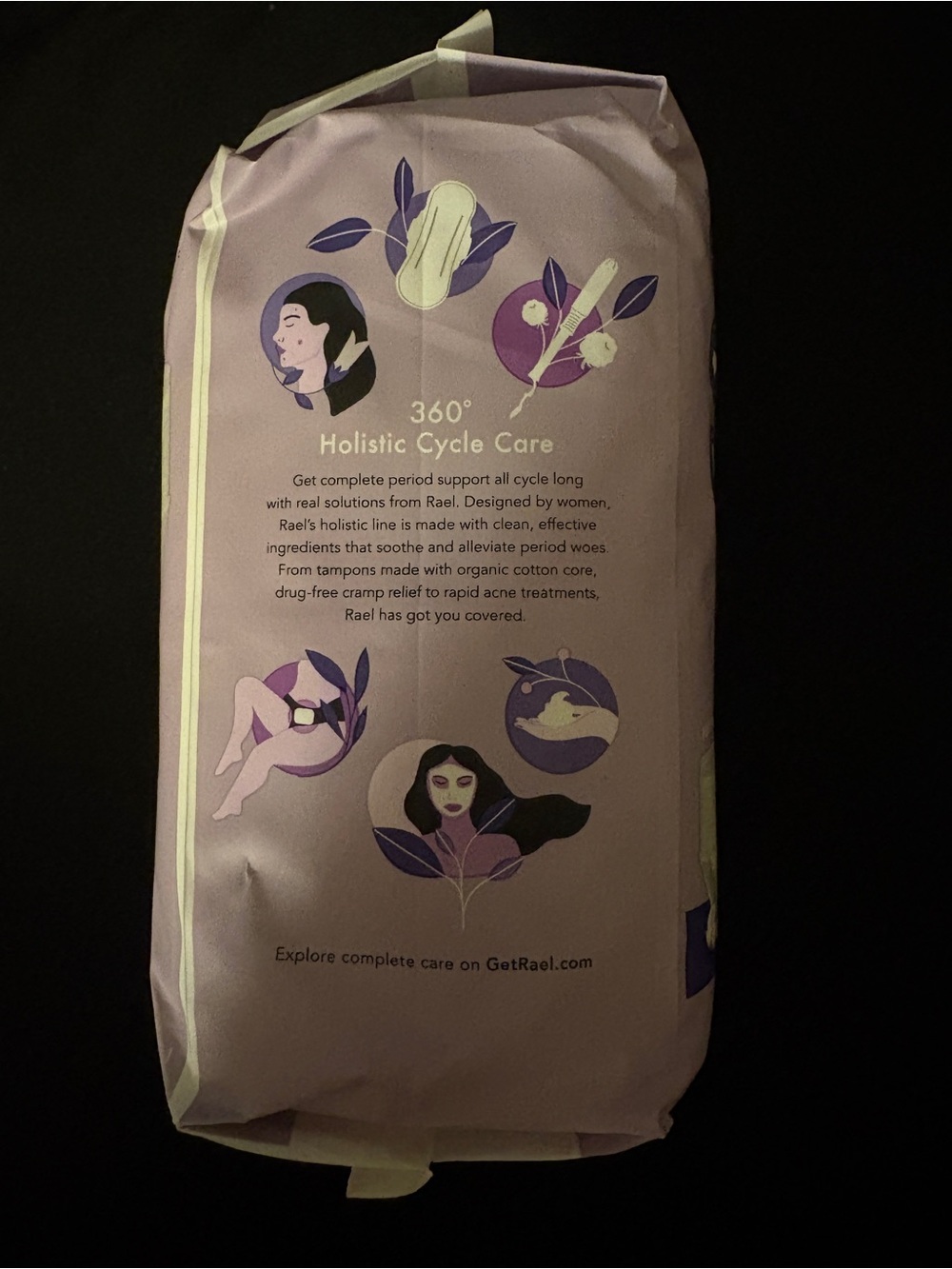 Rael Organic Cotton Disposable Period Underwear S/M Heavy Flow 5 Count - Picture 5 of 6